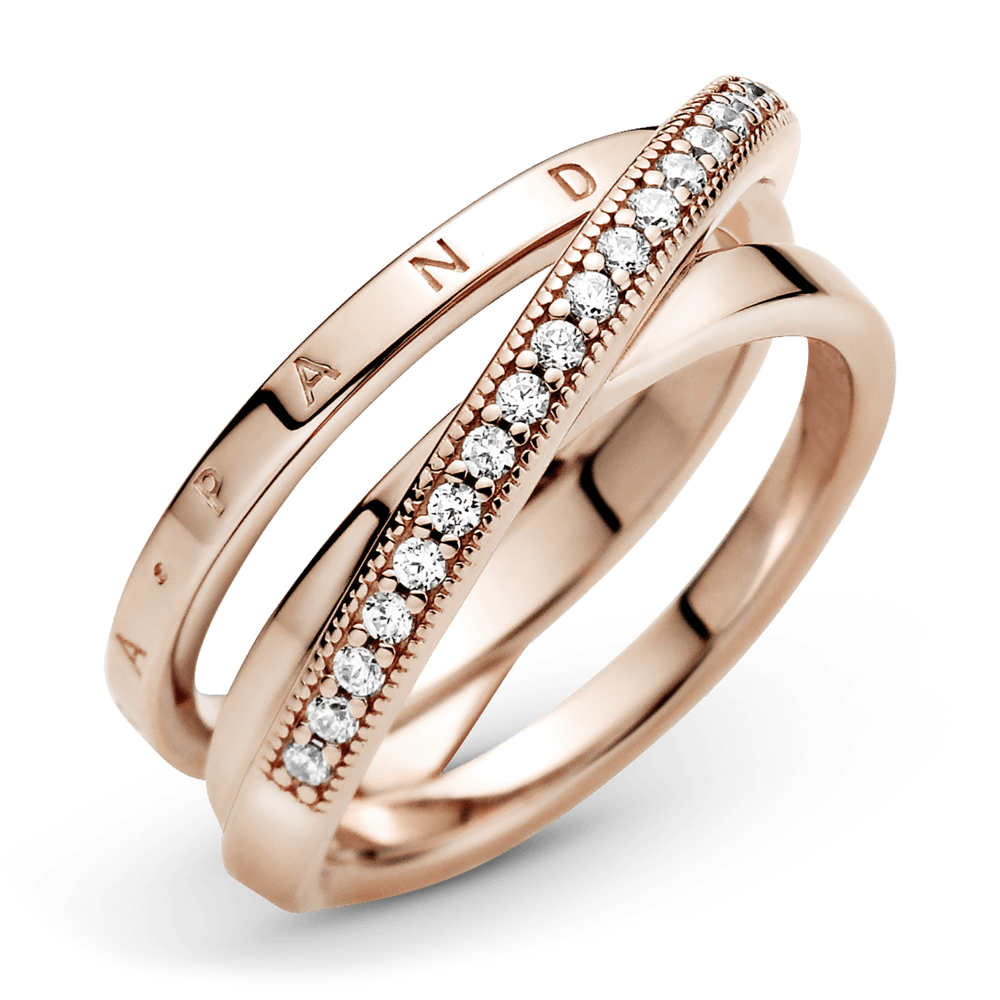 Anillo de Banda Triple Cruzado